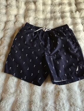 Nautica Anchor Swim Trunks in Navy